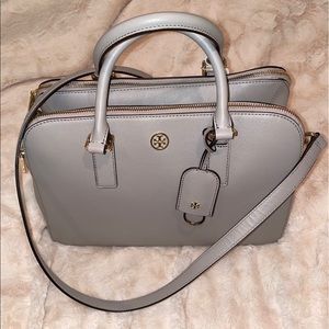 Tory Burch Robinson Triple-Zip Satchel